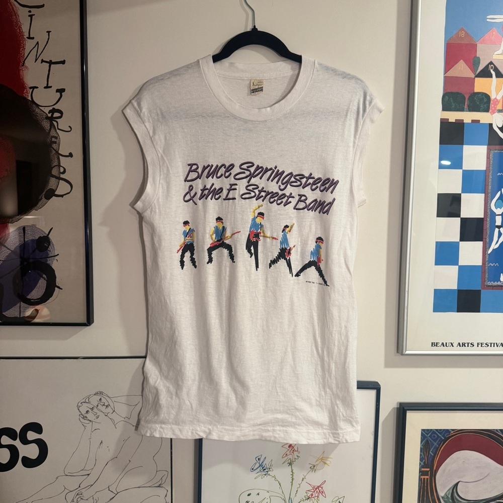 RARE vintage 1985 Bruce Springsteen & The EStreet Band Tour Shirt Tank - Men’s L